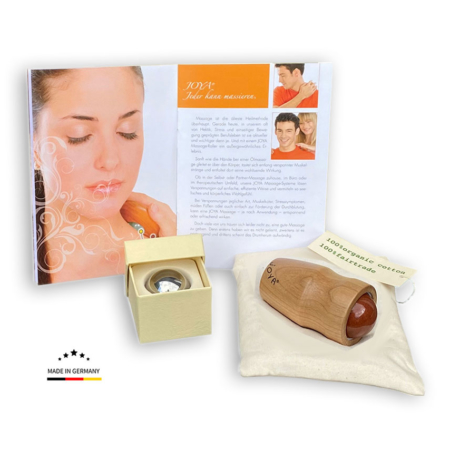 Das Premium Massage Set mi t dem FAce & Body, einer Edelstahl Massagekugel und dem Wärmesäckchen