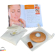 Einsteiger Set mit Classic Massageroller und Schneequarz Edelsteinkugel, und als plus Produkt ist ein Wärmesäckchen dabei